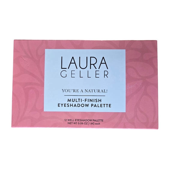 Laura Geller You’re A Natural Multi-Finish 12 Eyeshadow Palette Rose & Taupe NIB - Picture 11 of 11